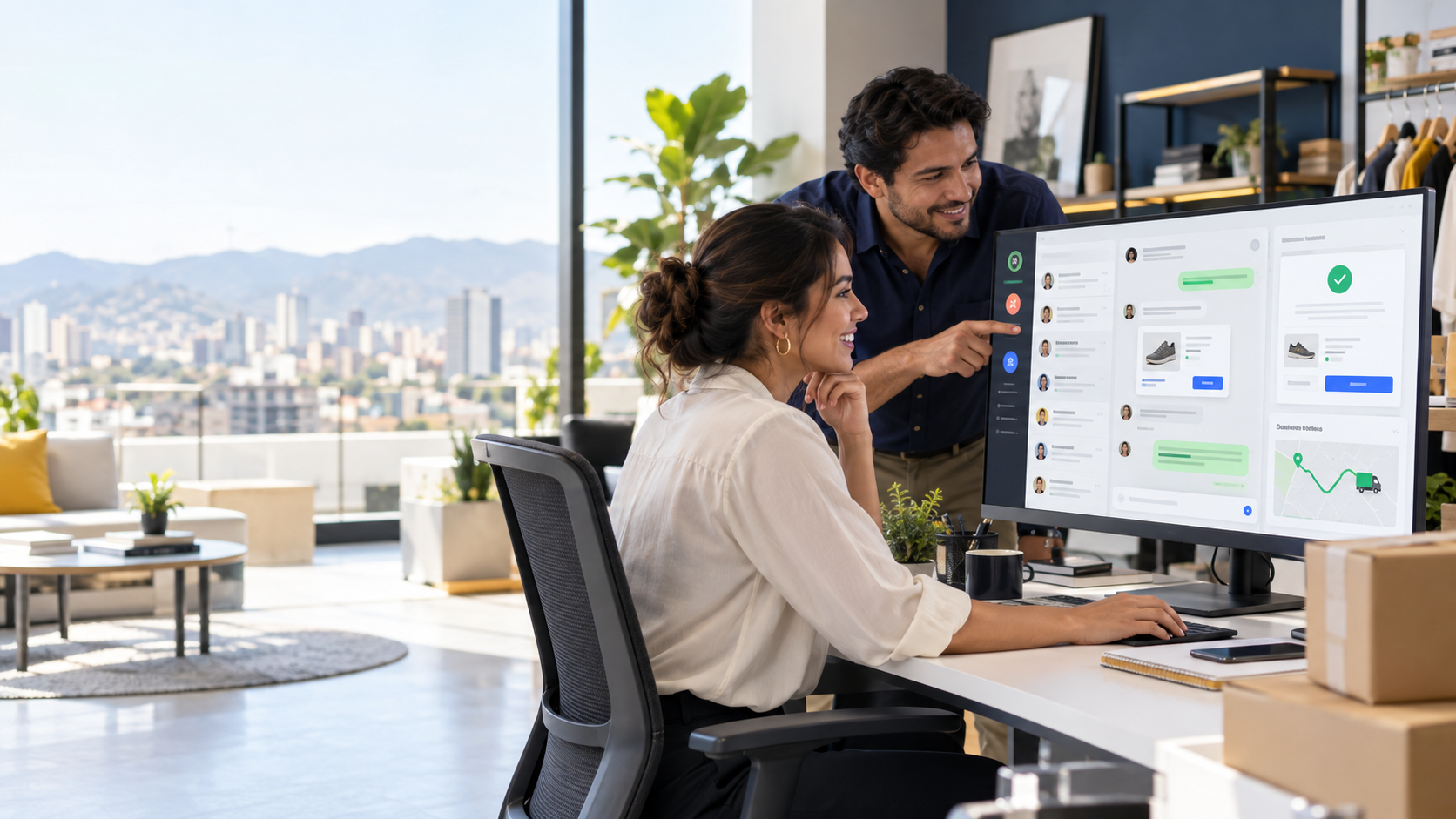 Equipo comercial atendiendo conversaciones con Conversa AI